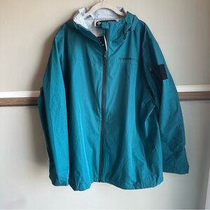 BAERskin Tactical Rain Jacket Dark Teal Heavy Storm​
